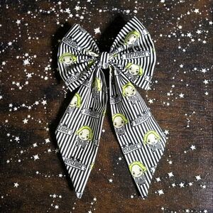 Custom Beetlejuice Character Licensed Print Sailor Bow